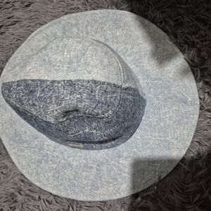 Steve Madden Two-Tone Denim Accent with Silver Logo Plate